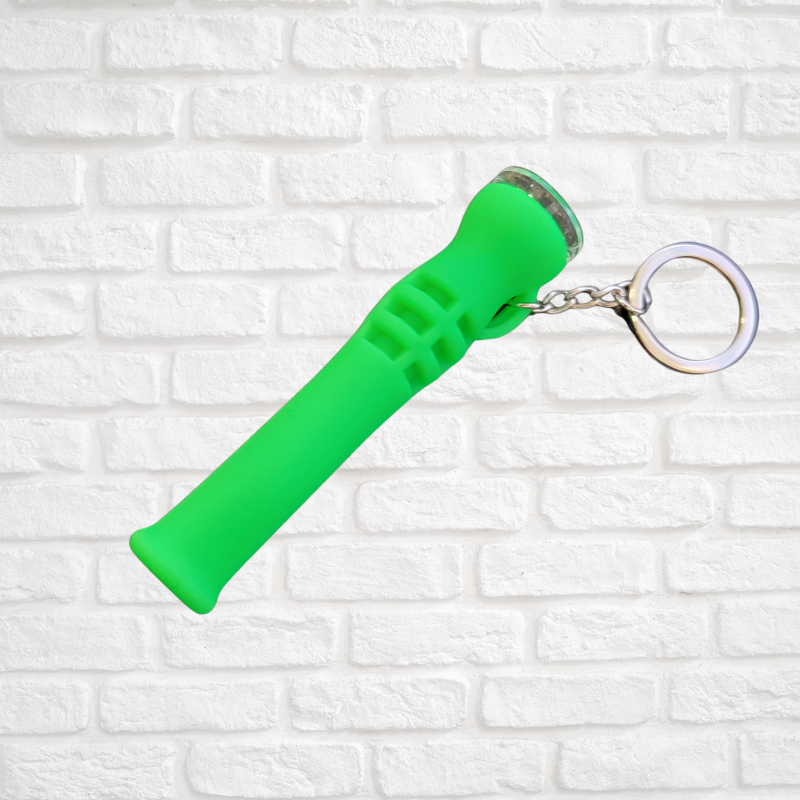 3.5 inch Silicone Keychain 1 Hitter Simply CBD LLC