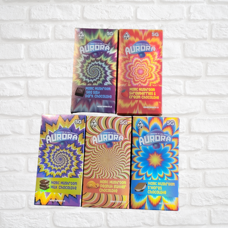 Aurora Magic Mushroom Chocolate Bars 5 gram Simply CBD LLC