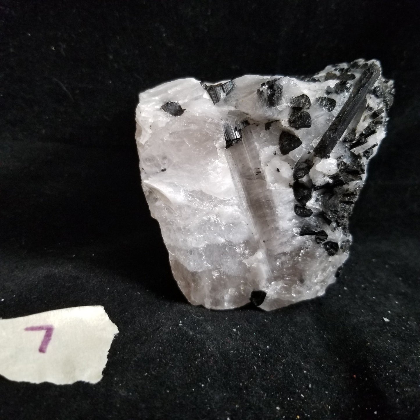 Black Tourmaline Tourmalinated Quartz Raw Healing Crystal Stone Enlightenment 454g (BTQ7) Simply CBD LLC