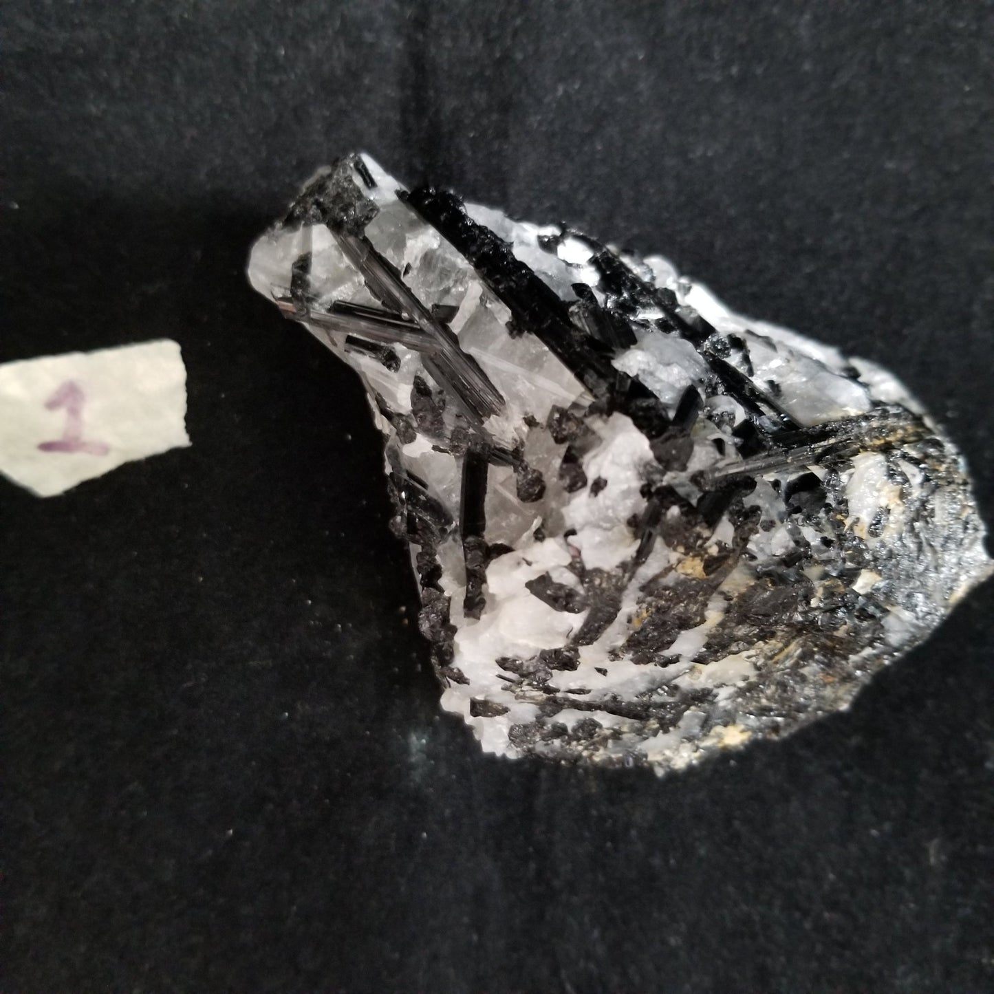 Black Tourmaline Tourmalinated Quartz Raw Healing Crystal Stone Enlightenment 450g (BTQ1) Simply CBD LLC