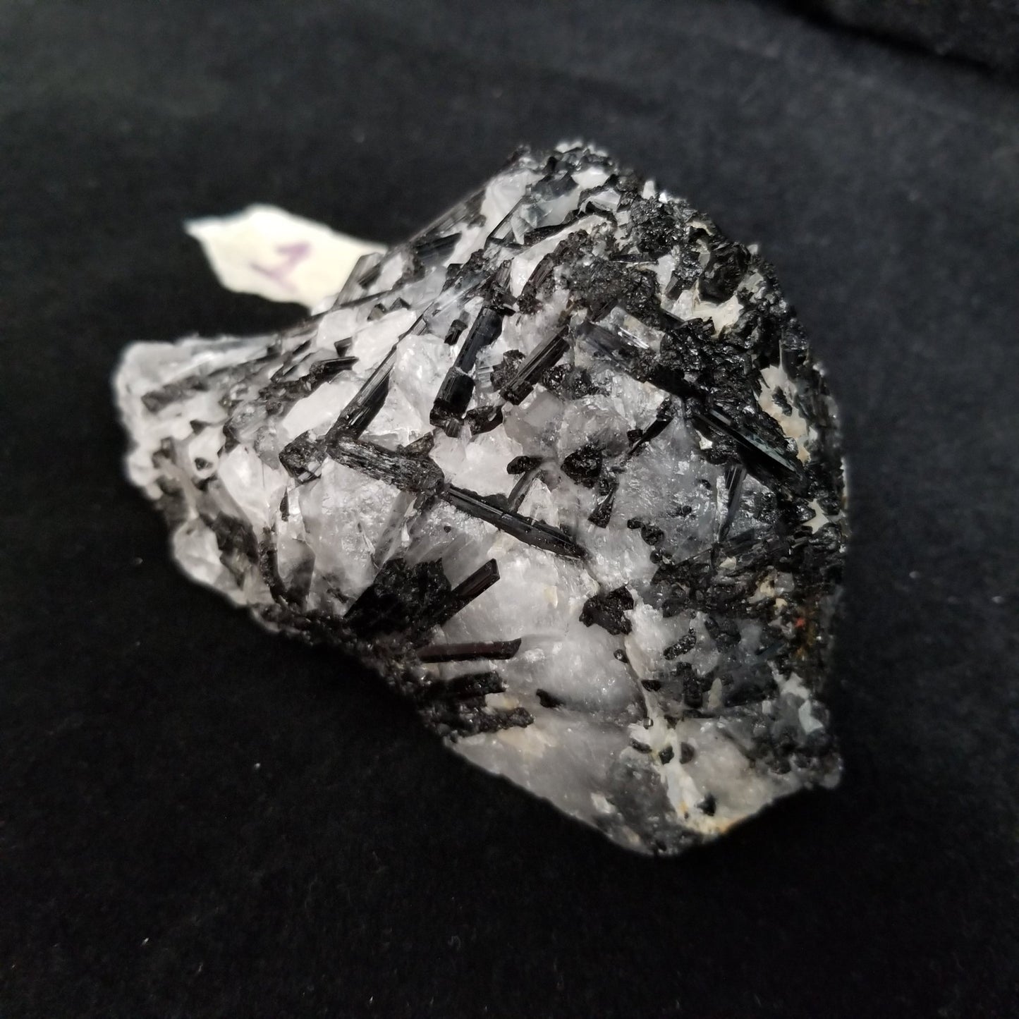 Black Tourmaline Tourmalinated Quartz Raw Healing Crystal Stone Enlightenment 450g (BTQ1) Simply CBD LLC