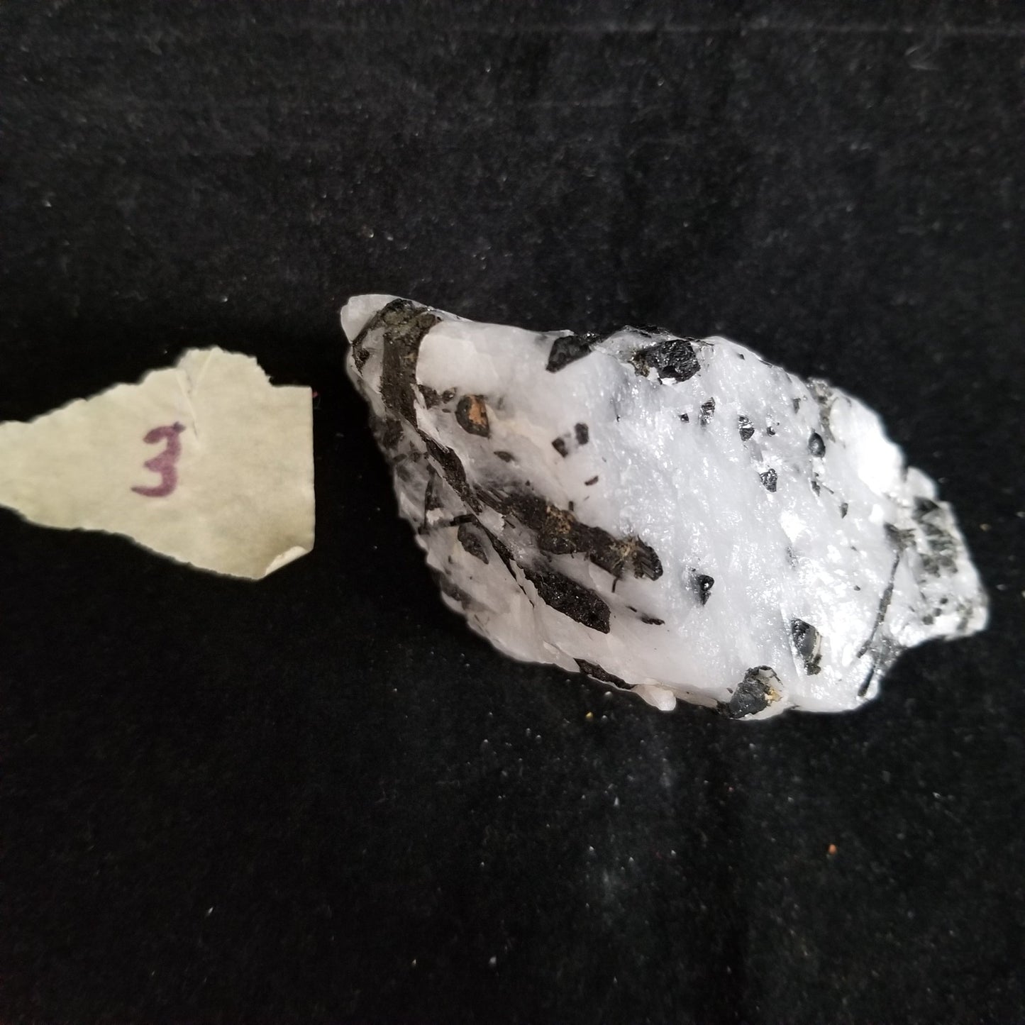 Black Tourmaline Tourmalinated Quartz Raw Healing Crystal Stone Enlightenment 280g (BTQ3) Simply CBD LLC