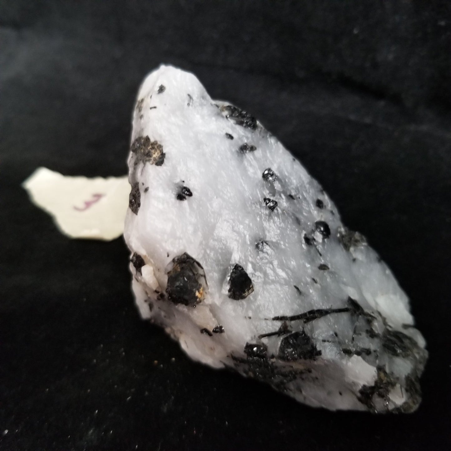 Black Tourmaline Tourmalinated Quartz Raw Healing Crystal Stone Enlightenment 280g (BTQ3) Simply CBD LLC