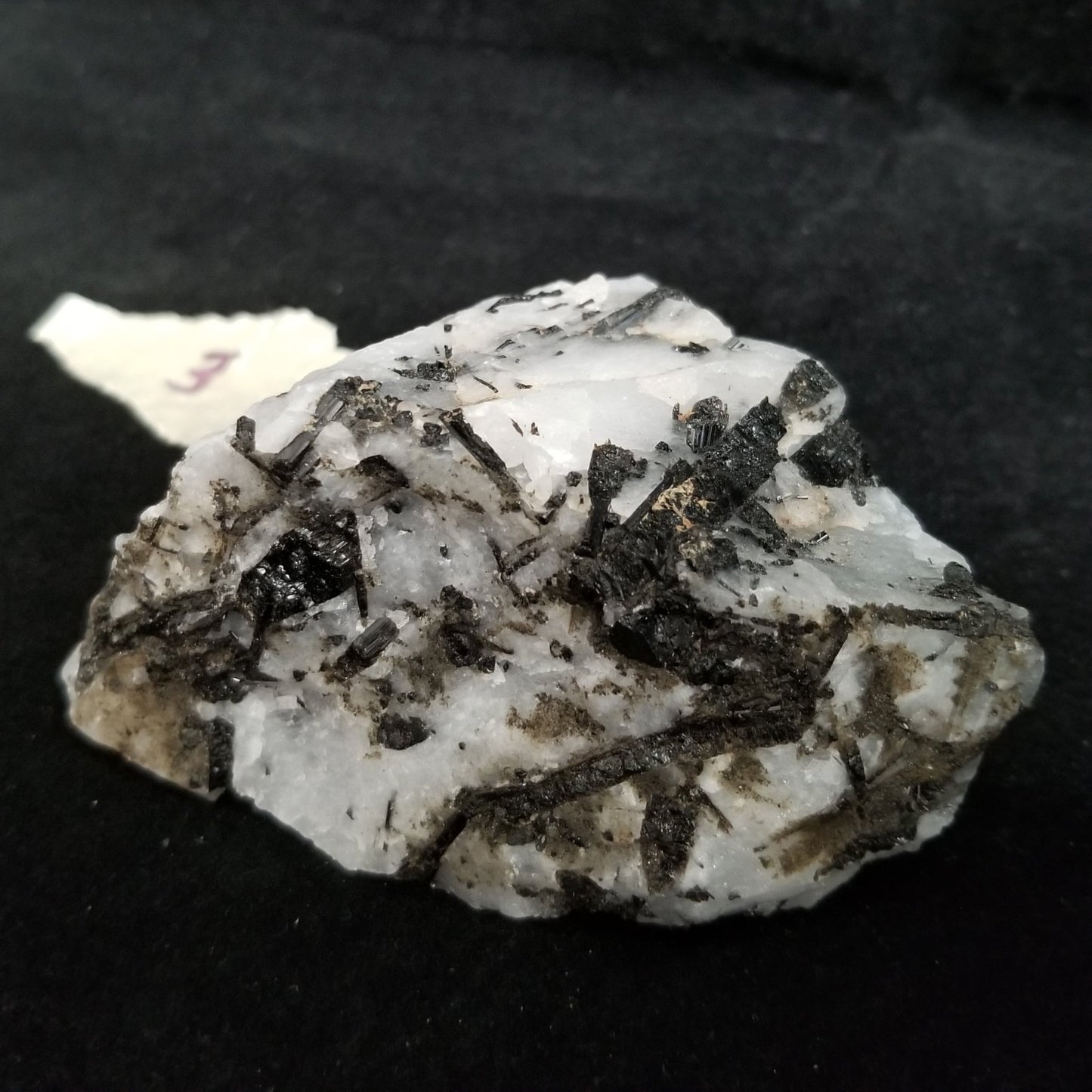 Black Tourmaline Tourmalinated Quartz Raw Healing Crystal Stone Enlightenment 280g (BTQ3) Simply CBD LLC