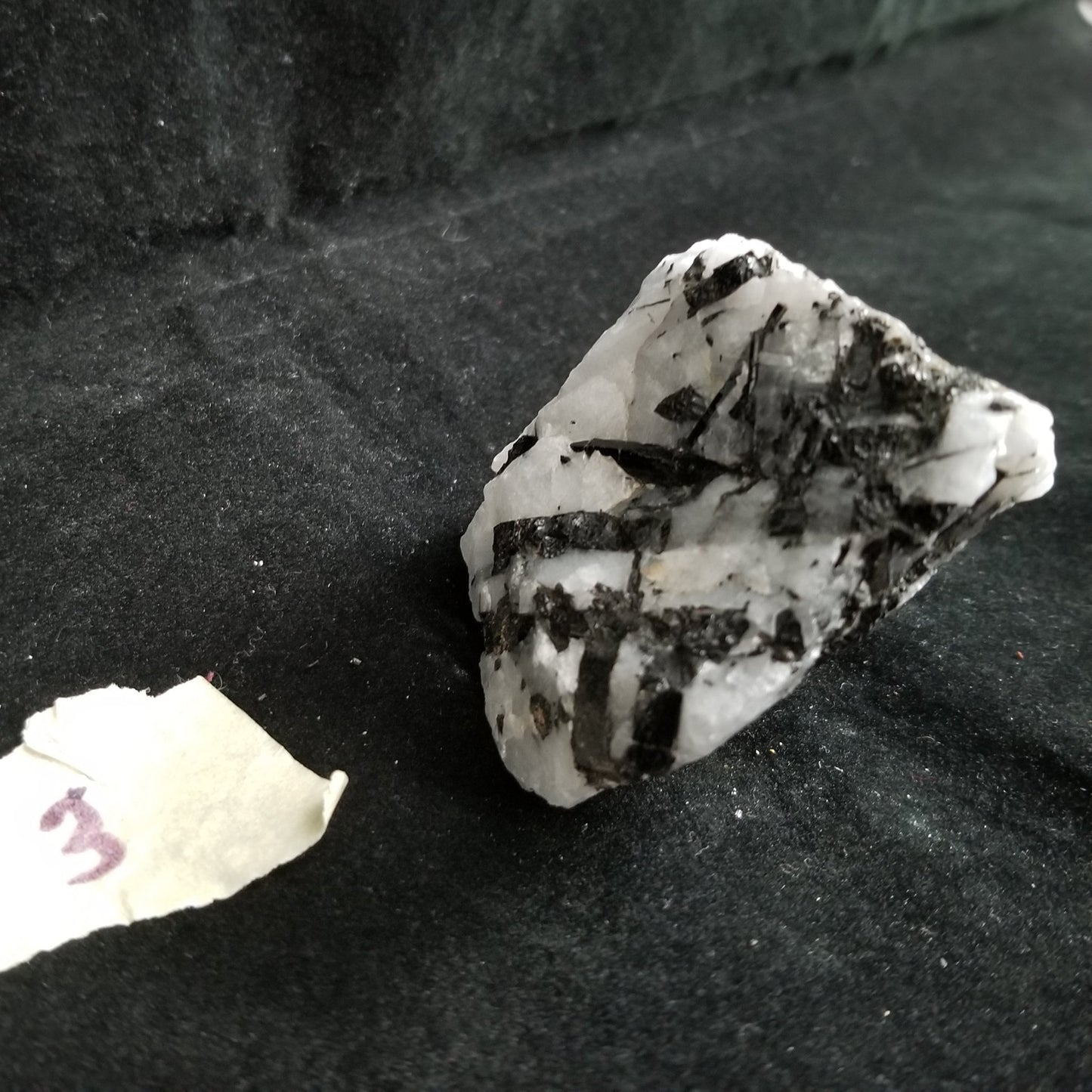 Black Tourmaline Tourmalinated Quartz Raw Healing Crystal Stone Enlightenment 280g (BTQ3) Simply CBD LLC
