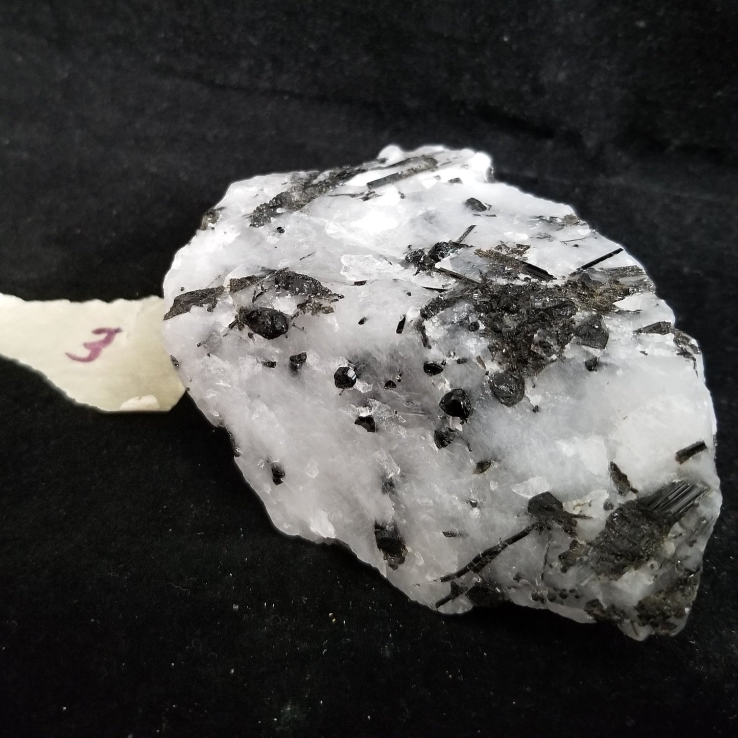 Black Tourmaline Tourmalinated Quartz Raw Healing Crystal Stone Enlightenment 280g (BTQ3) Simply CBD LLC