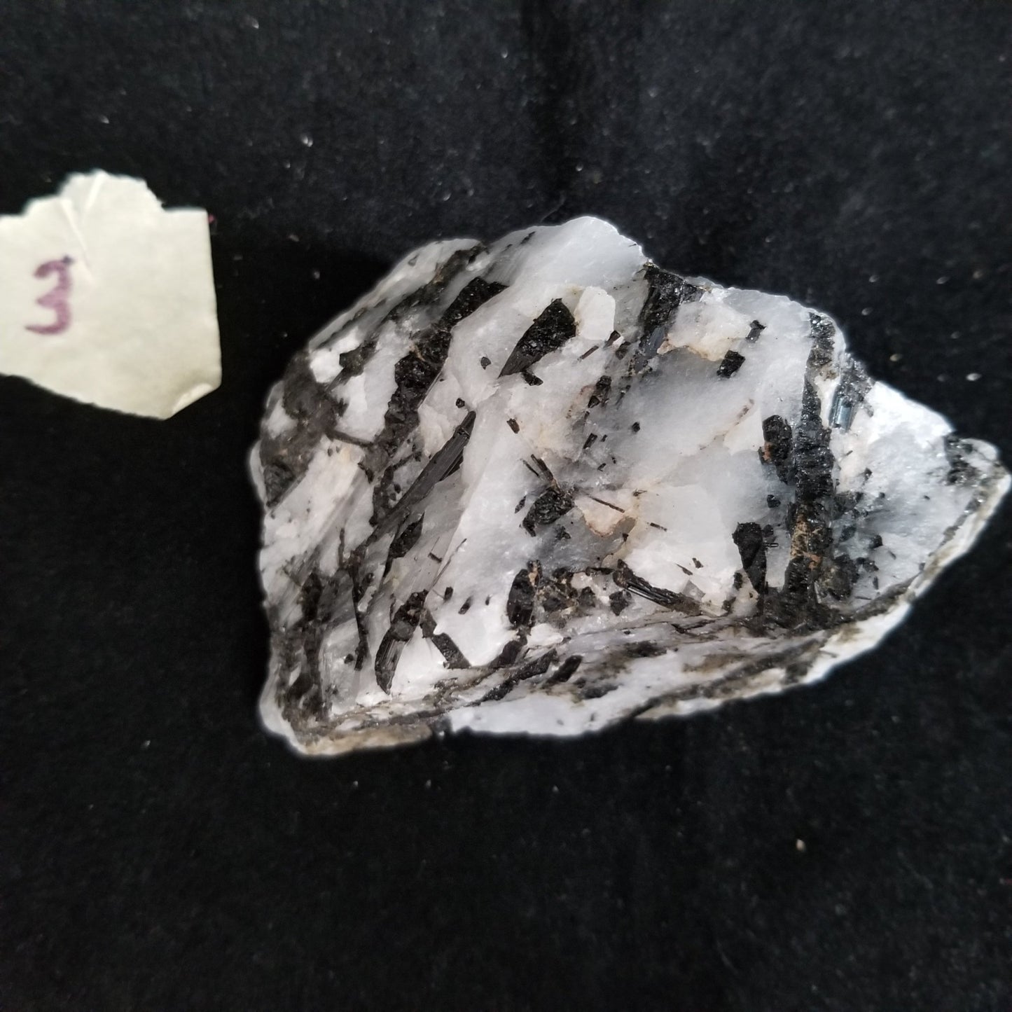 Black Tourmaline Tourmalinated Quartz Raw Healing Crystal Stone Enlightenment 280g (BTQ3) Simply CBD LLC