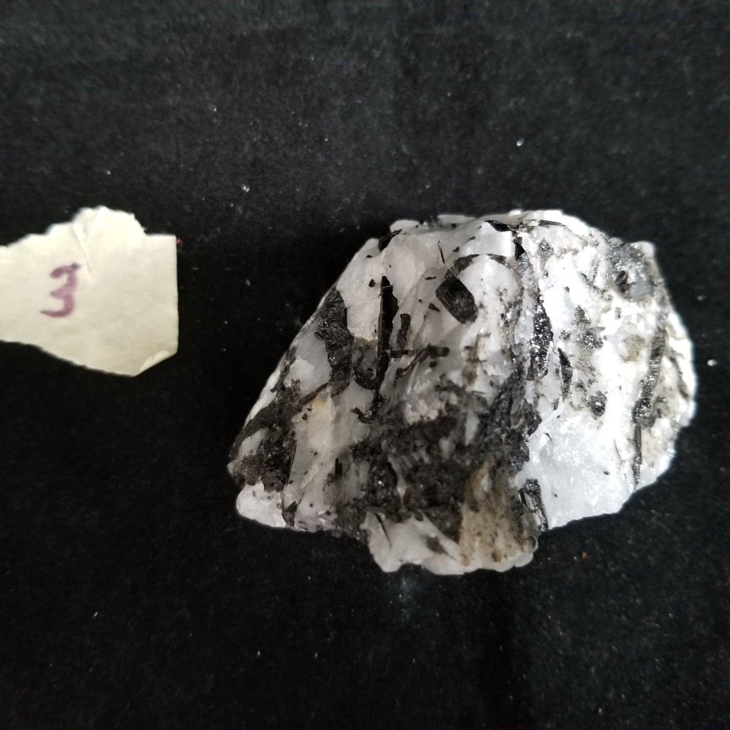 Black Tourmaline Tourmalinated Quartz Raw Healing Crystal Stone Enlightenment 280g (BTQ3) Simply CBD LLC