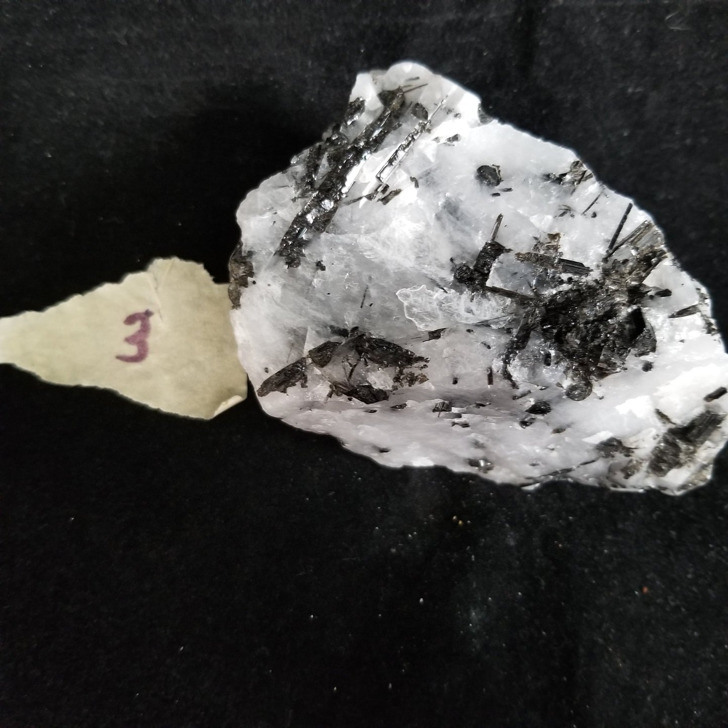 Black Tourmaline Tourmalinated Quartz Raw Healing Crystal Stone Enlightenment 280g (BTQ3) Simply CBD LLC