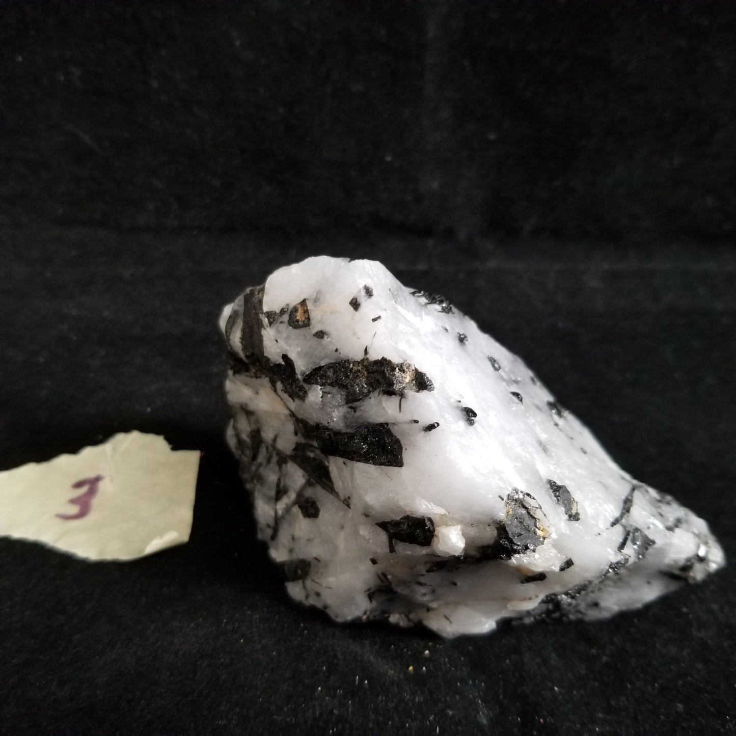 Black Tourmaline Tourmalinated Quartz Raw Healing Crystal Stone Enlightenment 280g (BTQ3) Simply CBD LLC