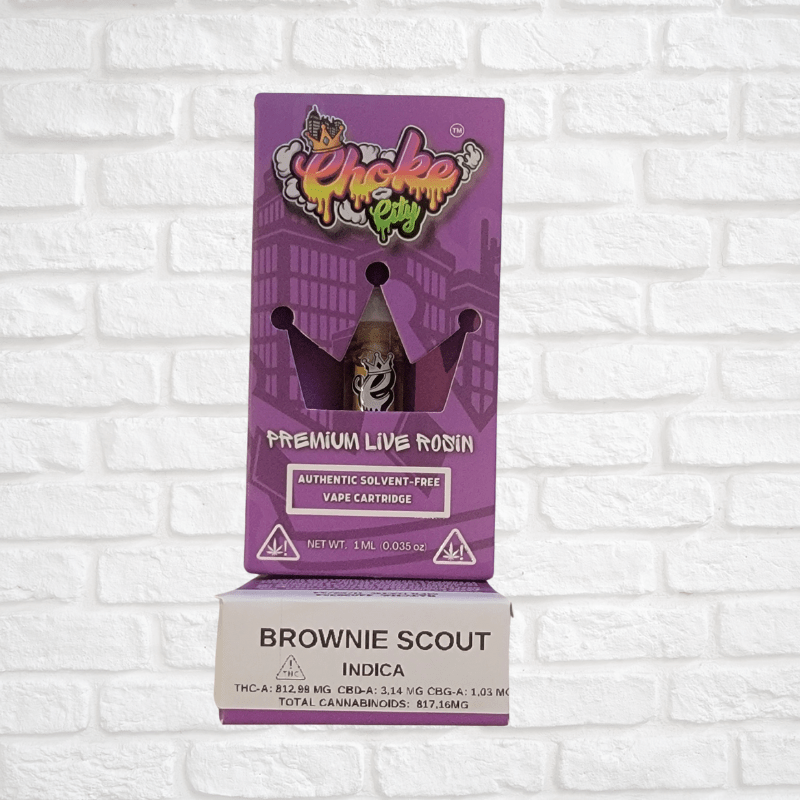 Choke City Vape Cartridges (1 Gram) Premium Live Rosin Simply CBD LLC