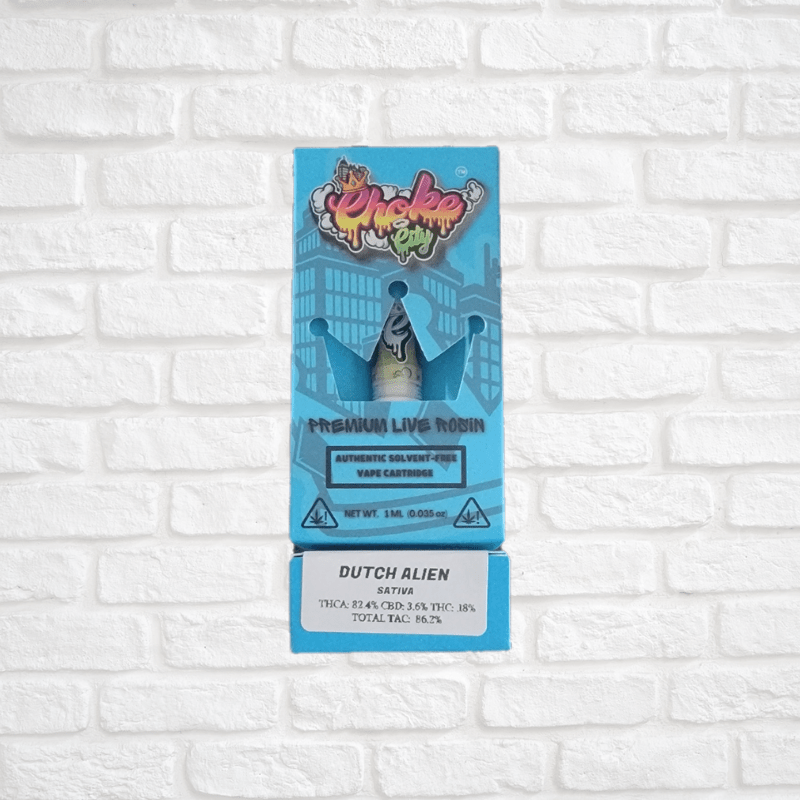Choke City Vape Cartridges (1 Gram) Premium Live Rosin Simply CBD LLC