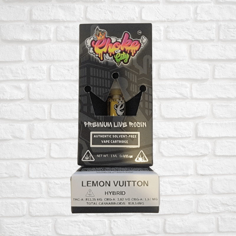 Choke City Vape Cartridges (1 Gram) Premium Live Rosin Simply CBD LLC