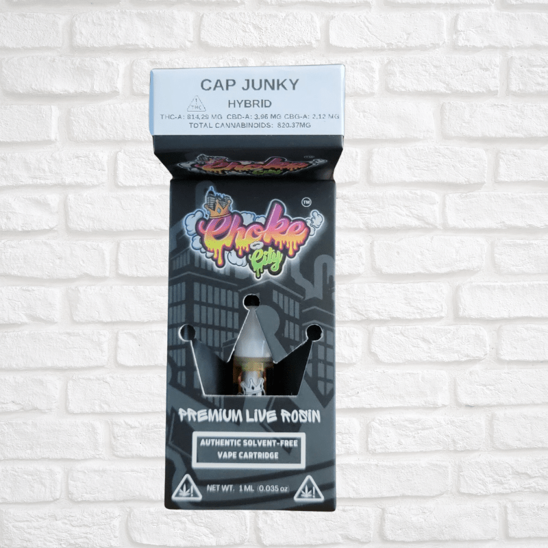 Choke City Vape Cartridges (1 Gram) Premium Live Rosin Simply CBD LLC
