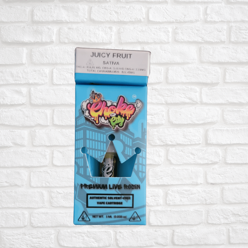 Choke City Vape Cartridges (1 Gram) Premium Live Rosin Simply CBD LLC