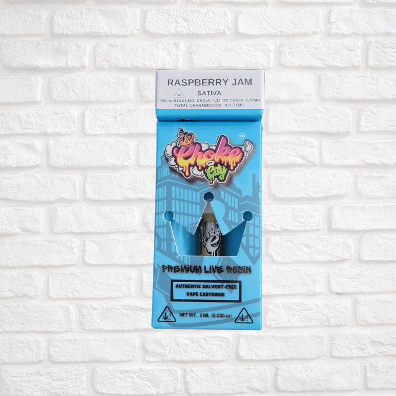 Choke City Vape Cartridges (1 Gram) Premium Live Rosin Simply CBD LLC