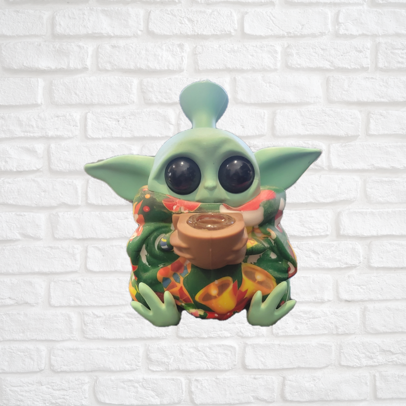 Star Wars Christmas Yoda Water Bong $10.00 Simply CBD LLC