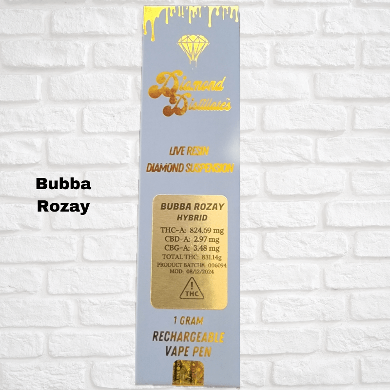 Diamond Distillate Live Resin 1 Gram Pen Simply CBD LLC