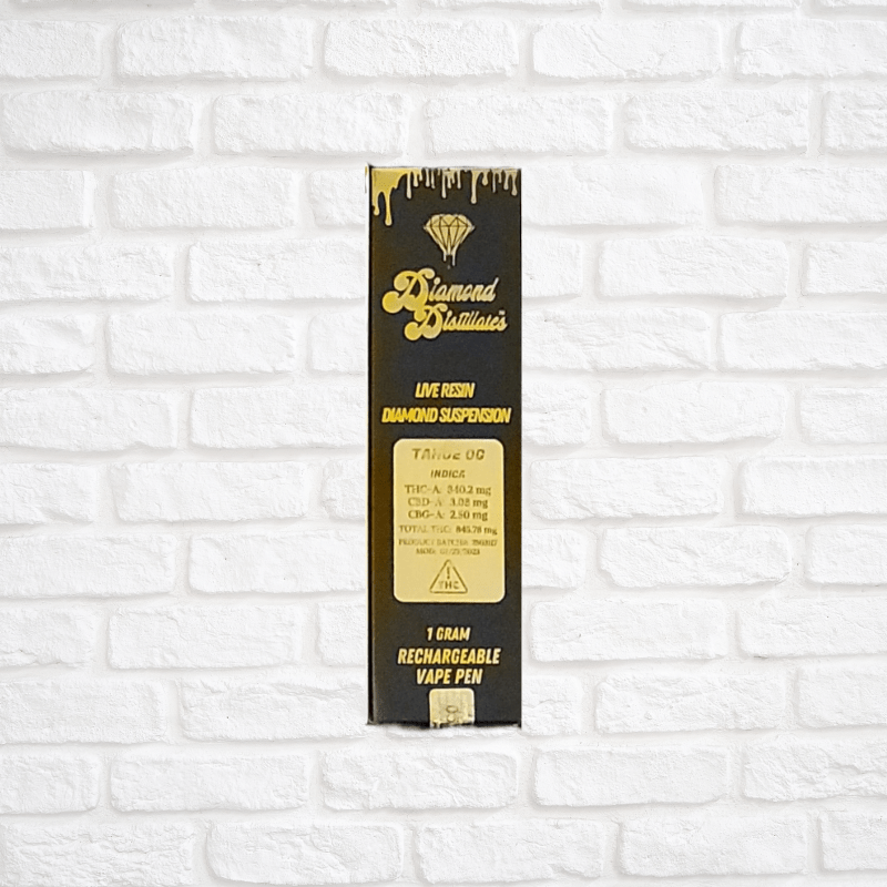 Diamond Distillate Live Resin 1 Gram Pen Simply CBD LLC