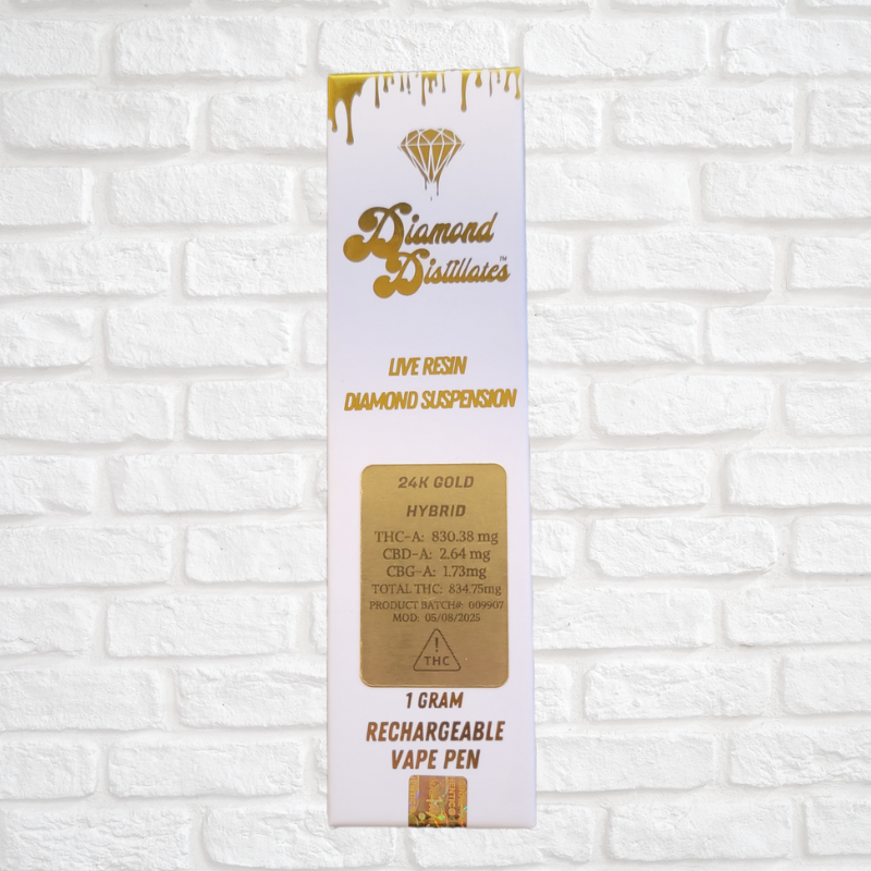 Diamond Distillate Live Resin 1 Gram Pen