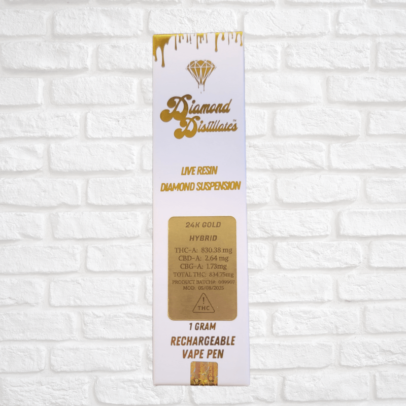 Diamond Distillate Live Resin 1 Gram Pen Simply CBD LLC