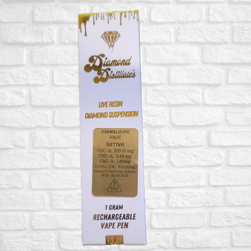 Diamond Distillate Live Resin 1 Gram Pen