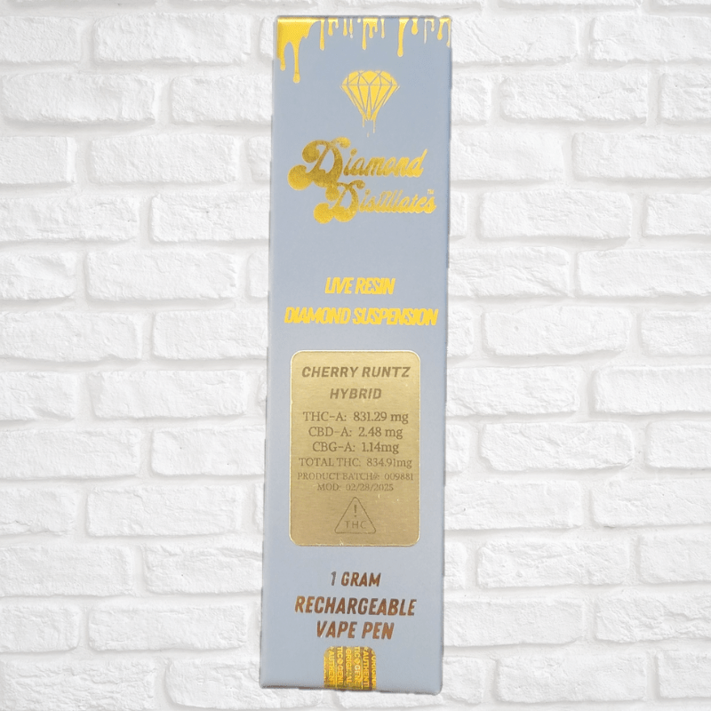 Diamond Distillate Live Resin 1 Gram Pen Simply CBD LLC