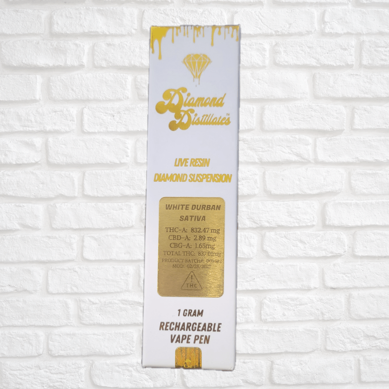 Diamond Distillate Live Resin 1 Gram Pen Simply CBD LLC