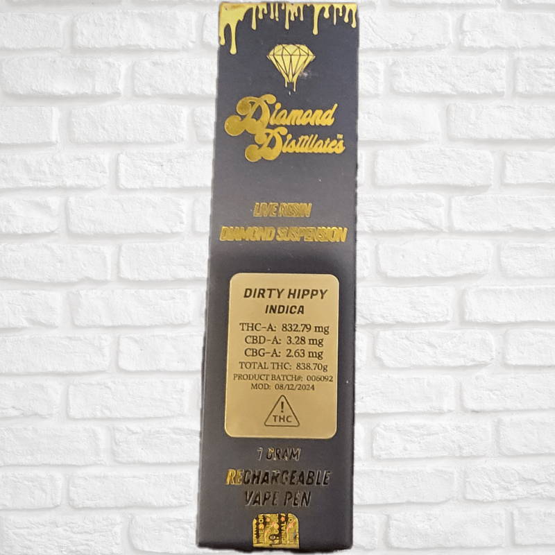 Diamond Distillate Live Resin 1 Gram Pen Simply CBD LLC