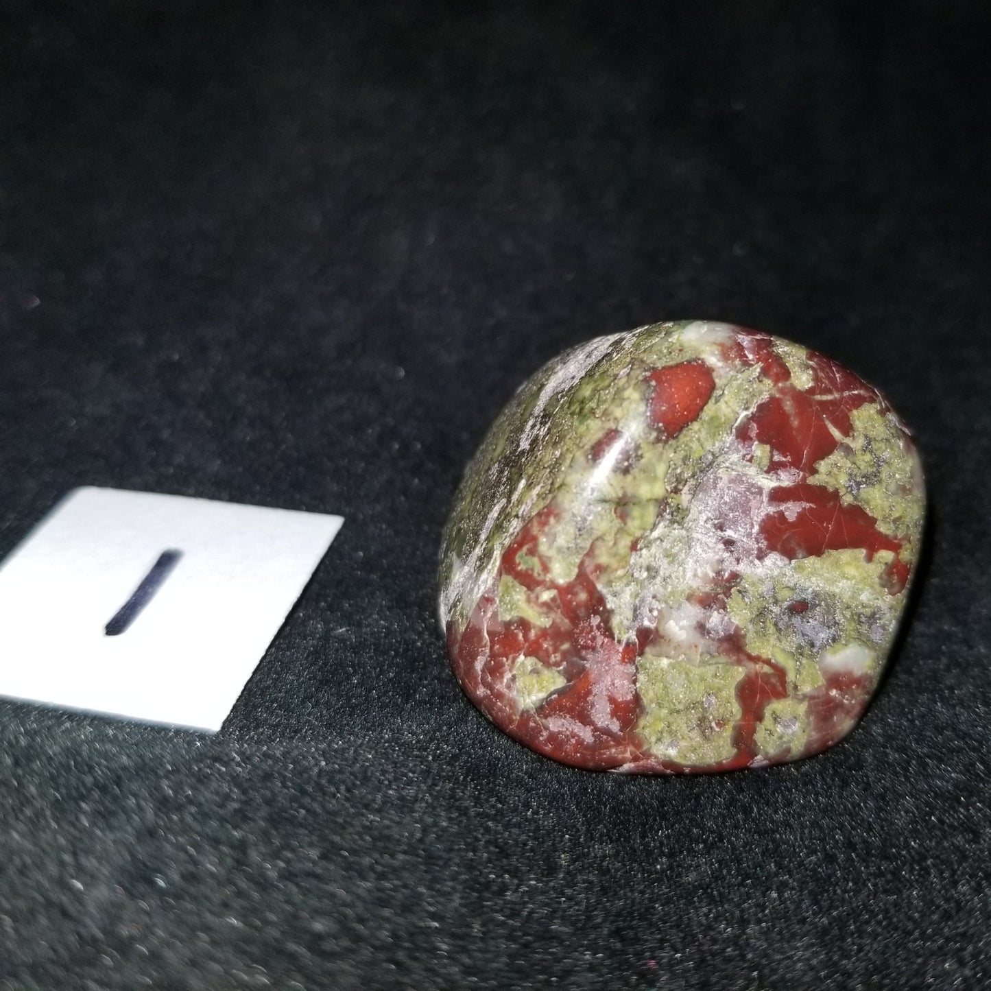 Dragon Bloodstone Tumbled Polished Stone Jasper 40grams Courage Vitality (DRBL1) Simply CBD LLC