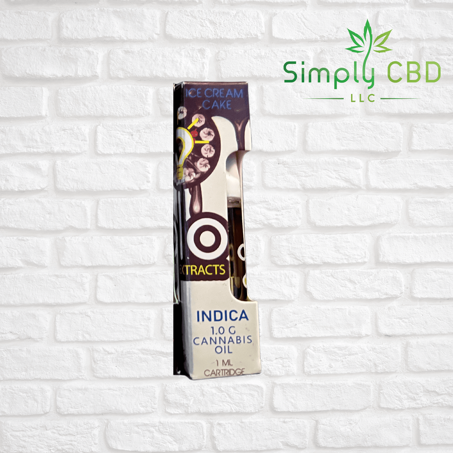 Glo Extracts THC Vape Cartridges 1 gram $20.00 Simply CBD LLC