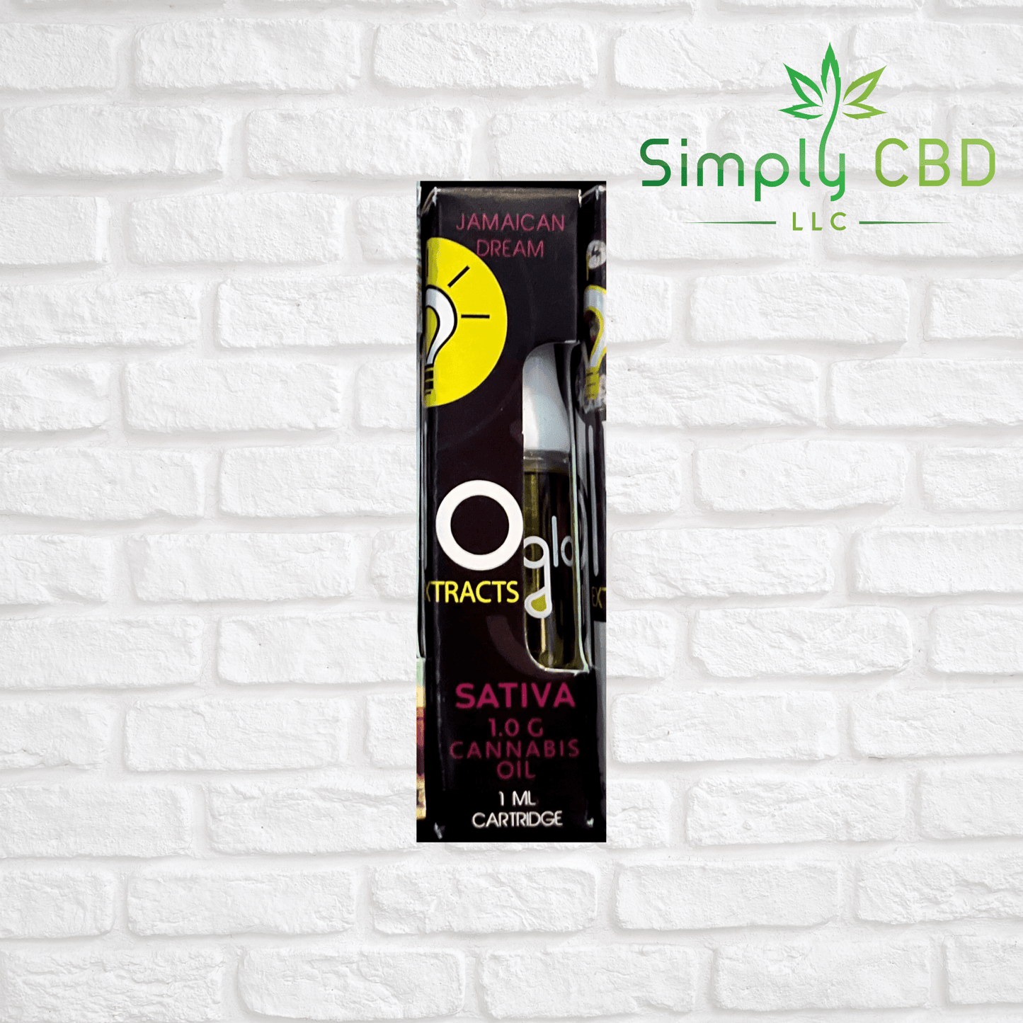 Glo Extracts THC Vape Cartridges 1 gram $20.00 Simply CBD LLC