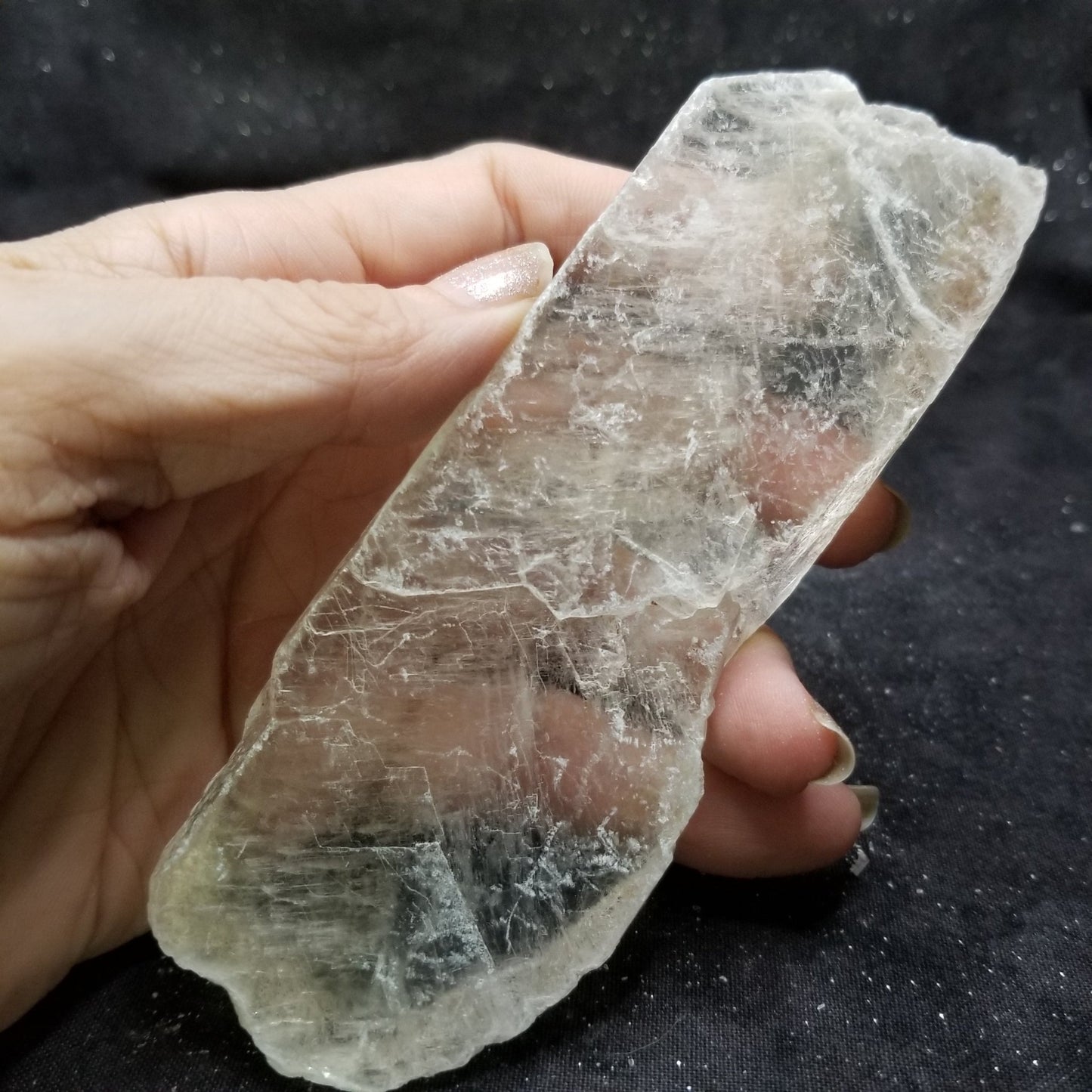 Golden Phantom Selenite Quartz Raw Rare Natural Crystal Stone Empowerment 125g (GPS13) Simply CBD LLC
