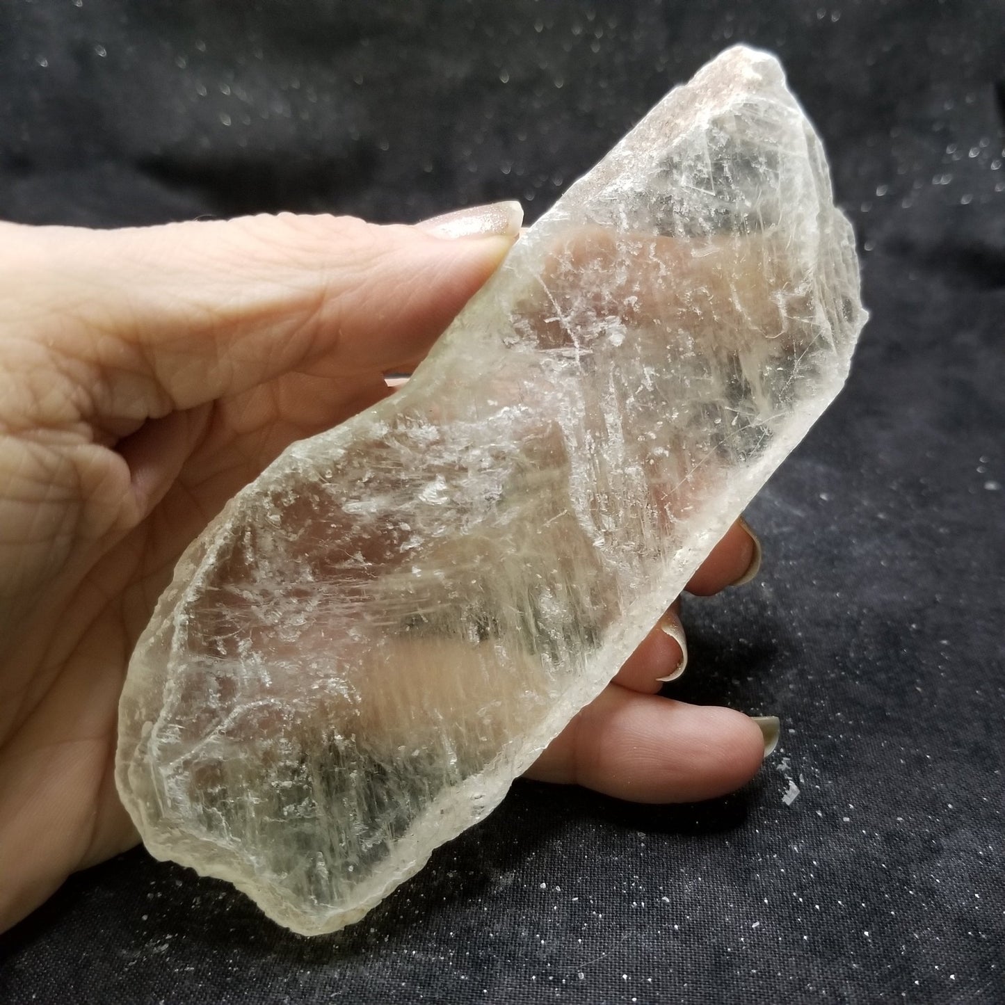 Golden Phantom Selenite Quartz Raw Rare Natural Crystal Stone Empowerment 125g (GPS13) Simply CBD LLC
