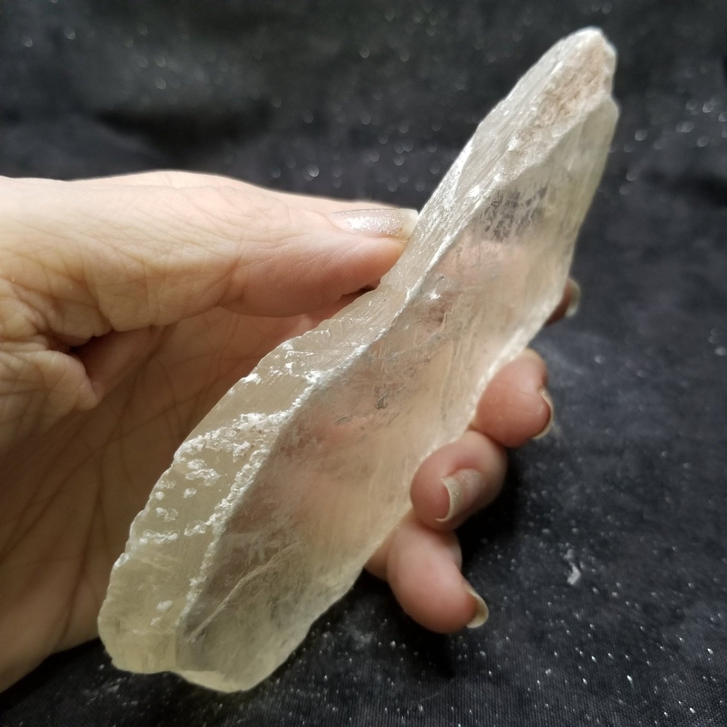 Golden Phantom Selenite Quartz Raw Rare Natural Crystal Stone Empowerment 125g (GPS13) Simply CBD LLC