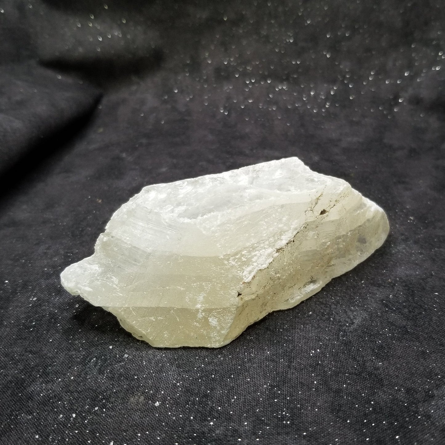 Golden Phantom Selenite Quartz Rare Raw Natural Crystal Stone Empowerment 220g (GPS3) Simply CBD LLC