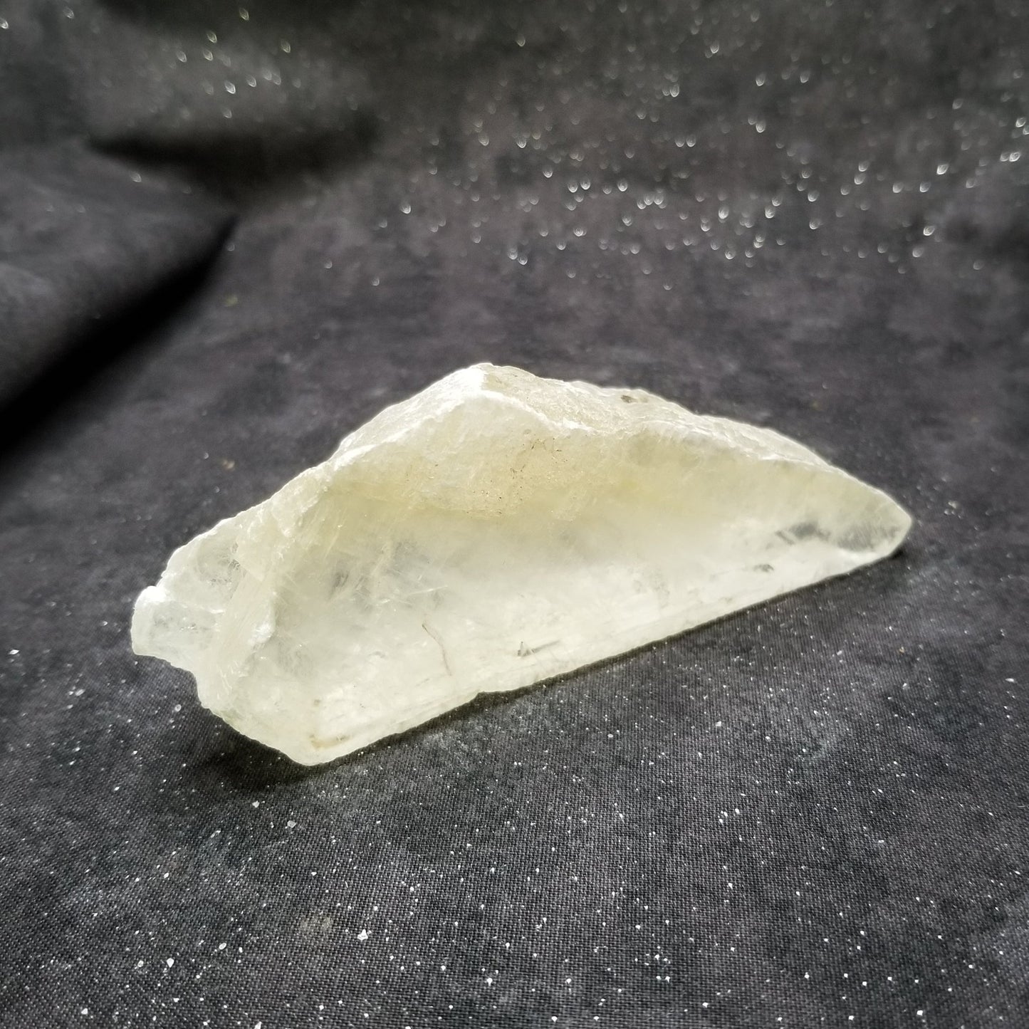 Golden Phantom Selenite Quartz Rare Raw Natural Crystal Stone Empowerment 220g (GPS3) Simply CBD LLC