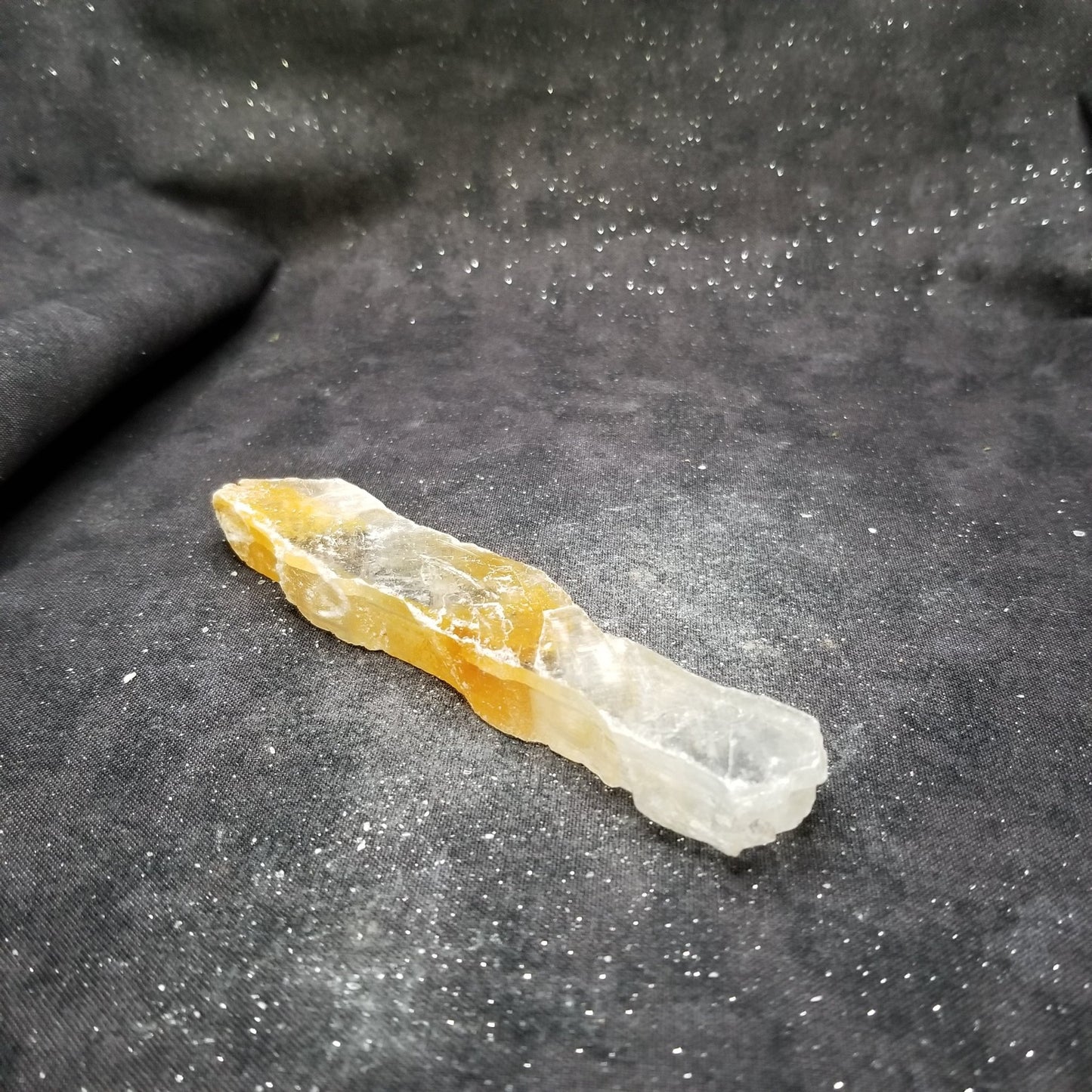 Golden Phantom Selenite Quartz Raw Rare Natural Crystal Stone Empowerment 50g (GPS10) Simply CBD LLC