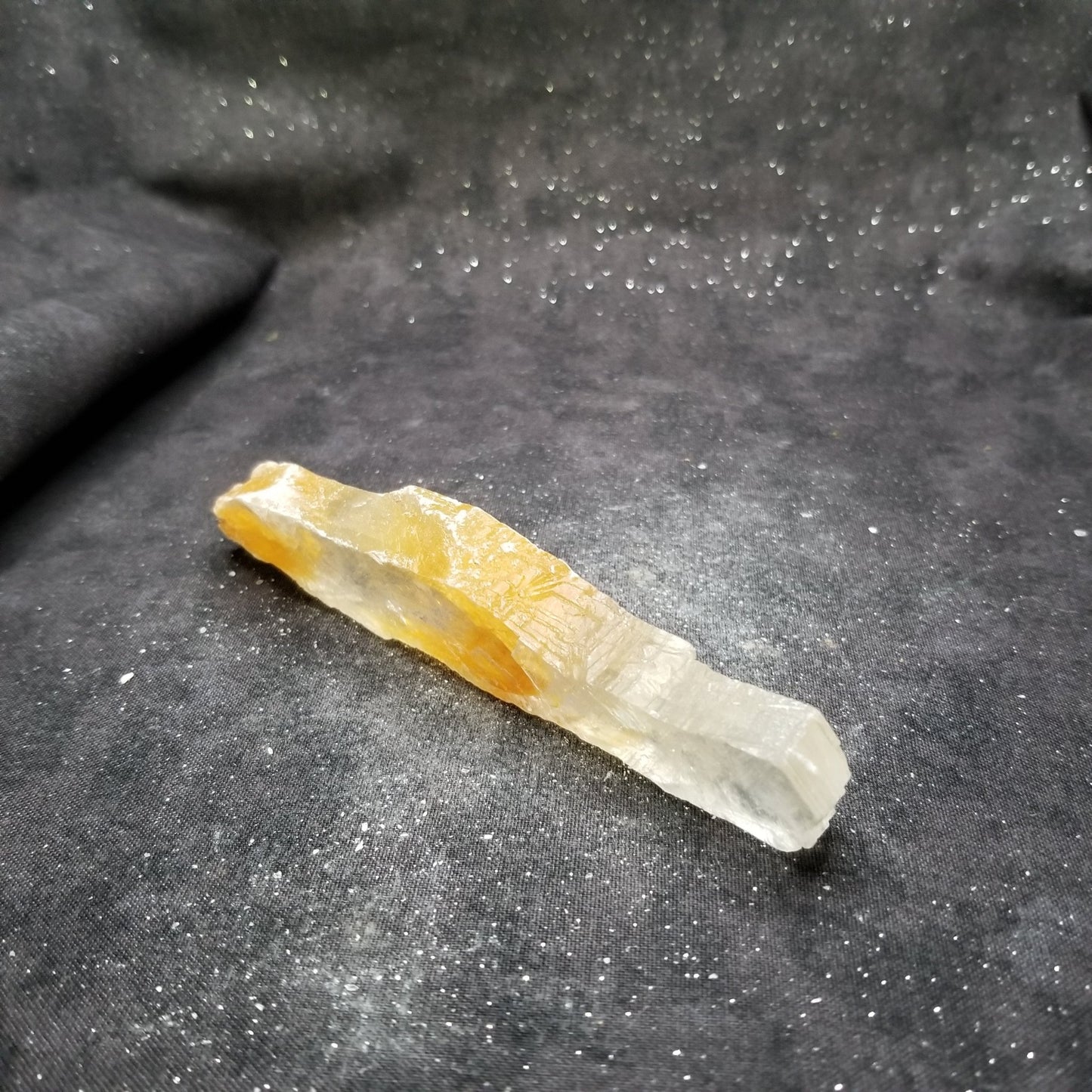 Golden Phantom Selenite Quartz Raw Rare Natural Crystal Stone Empowerment 50g (GPS10) Simply CBD LLC