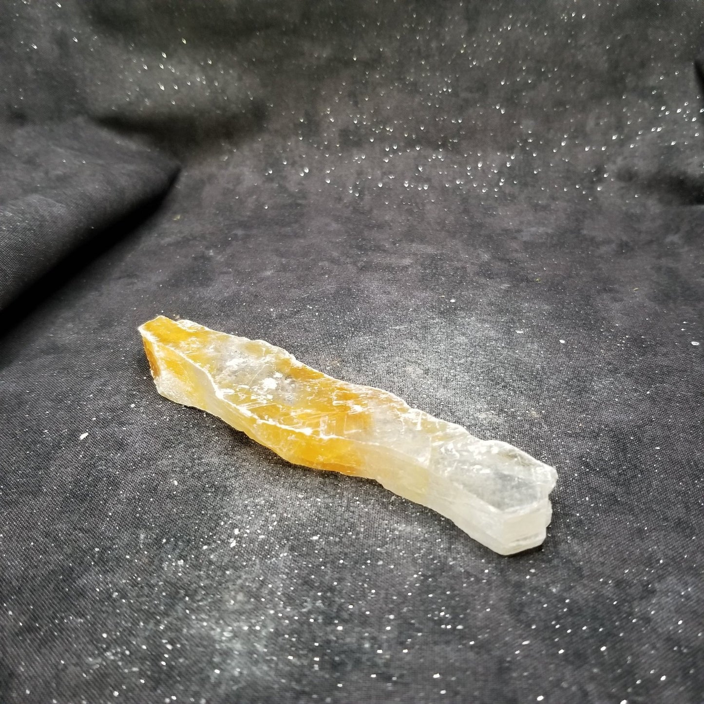 Golden Phantom Selenite Quartz Raw Rare Natural Crystal Stone Empowerment 50g (GPS10) Simply CBD LLC