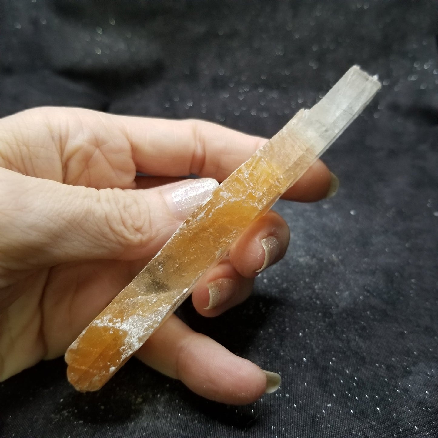 Golden Phantom Selenite Quartz Raw Rare Natural Crystal Stone Empowerment 50g (GPS10) Simply CBD LLC