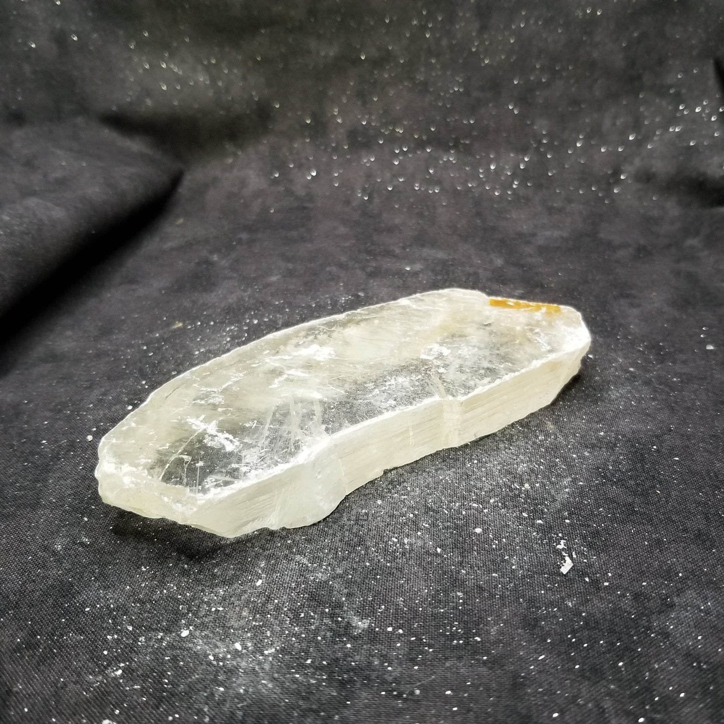 Golden Phantom Selenite Quartz Raw Rare Natural Crystal Stone Empowerment 155g (GPS14) Simply CBD LLC