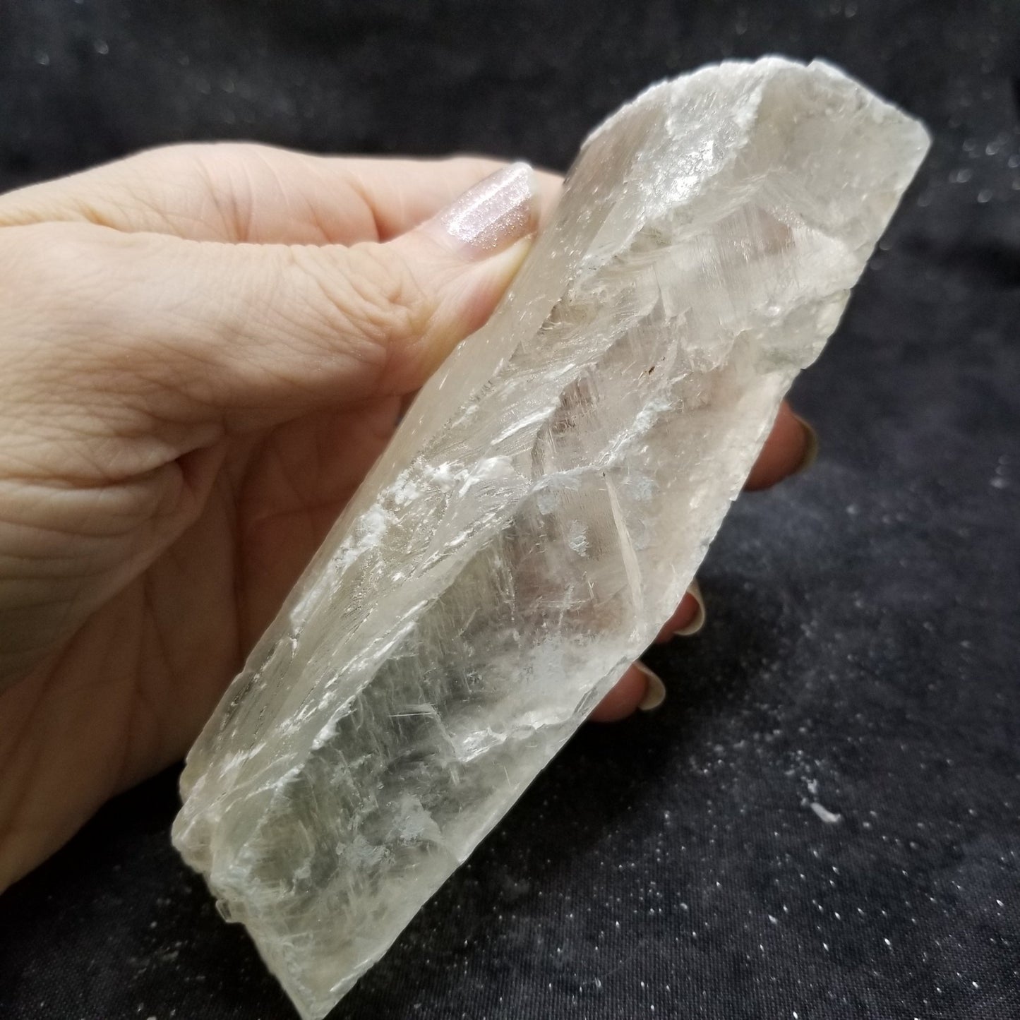 Golden Phantom Selenite Quartz Raw Rare Natural Crystal Stone Empowerment 220g (GPS16) Simply CBD LLC