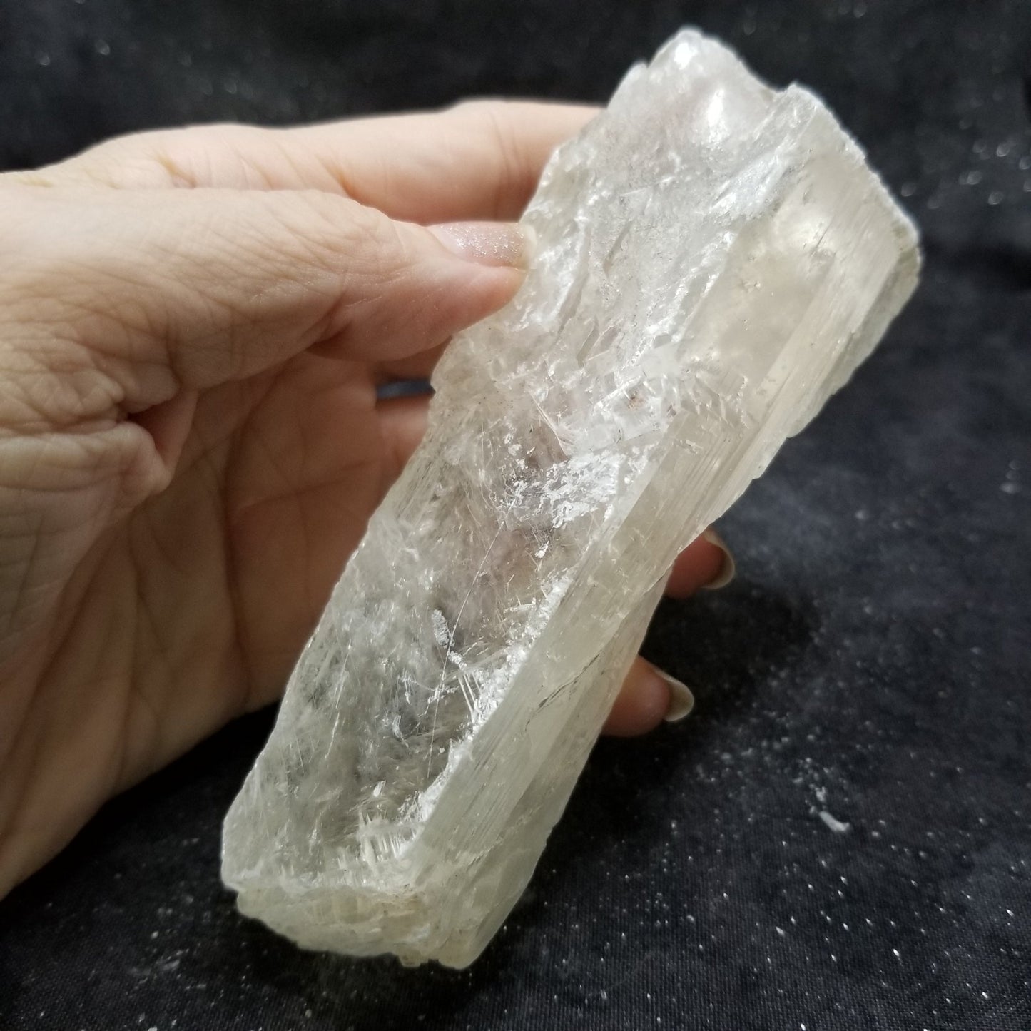Golden Phantom Selenite Quartz Raw Rare Natural Crystal Stone Empowerment 220g (GPS16) Simply CBD LLC