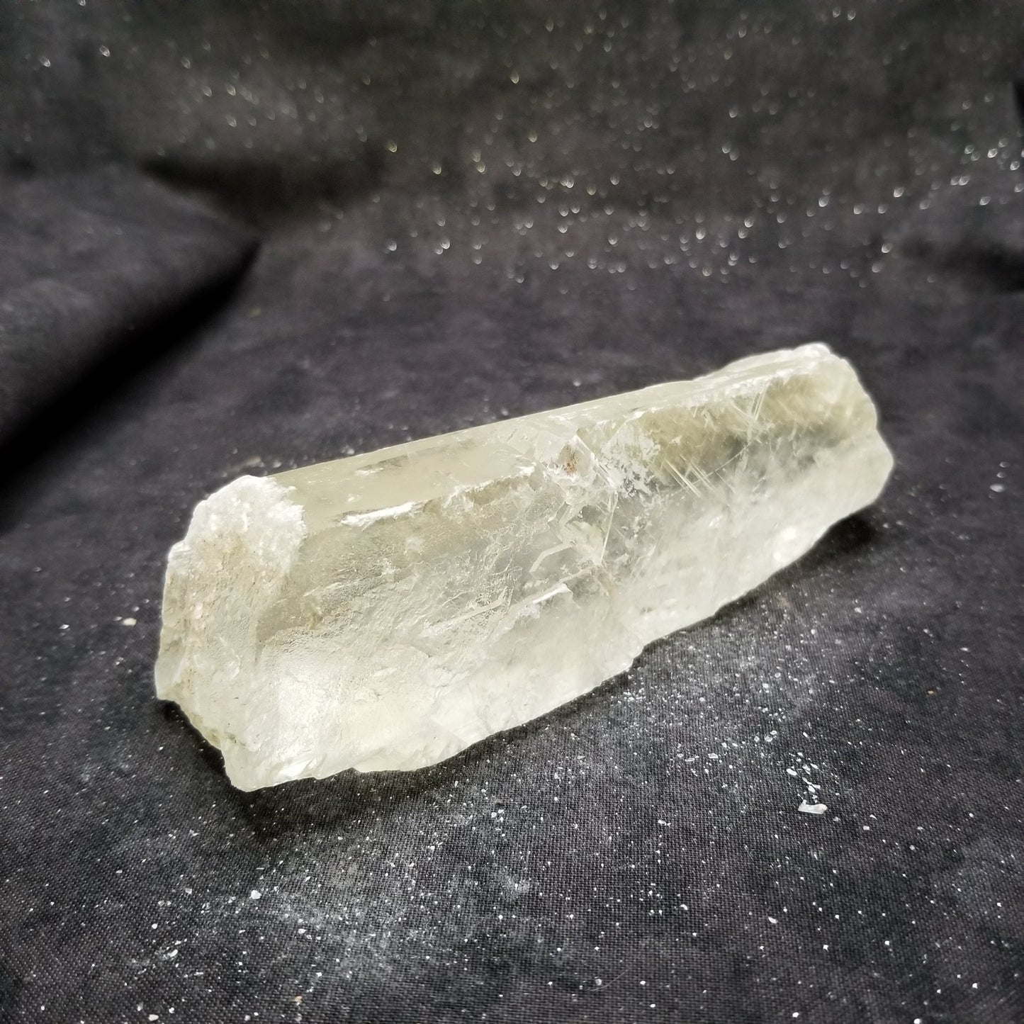 Golden Phantom Selenite Quartz Raw Rare Natural Crystal Stone Empowerment 220g (GPS16) Simply CBD LLC