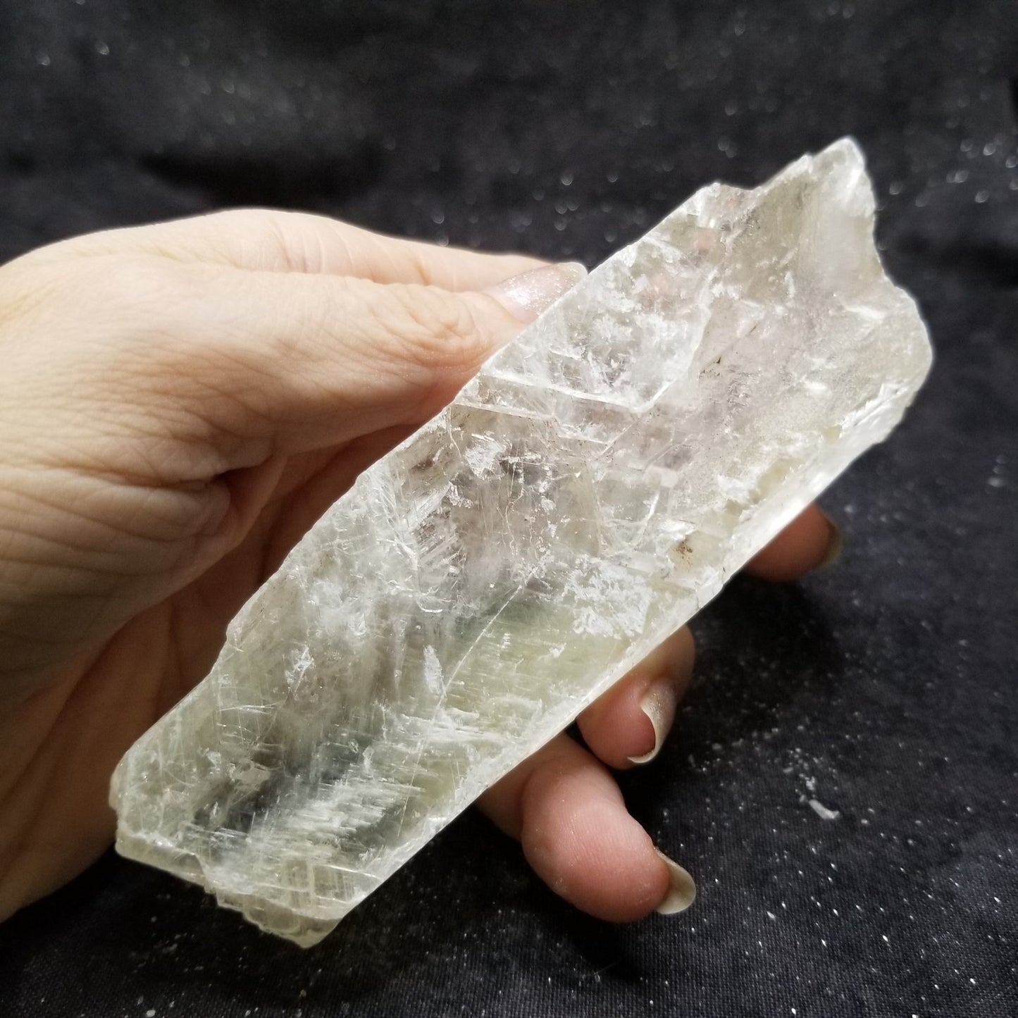Golden Phantom Selenite Quartz Raw Rare Natural Crystal Stone Empowerment 220g (GPS16) Simply CBD LLC