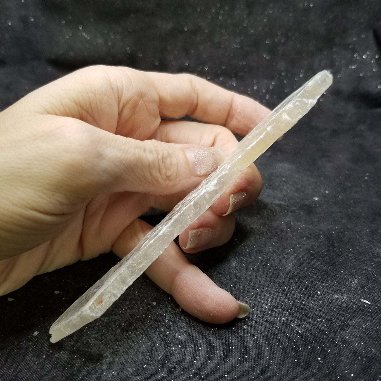 Golden Phantom Selenite Quartz Rare Raw Natural Crystal Stone Empowerment 40g (GPS19) Simply CBD LLC
