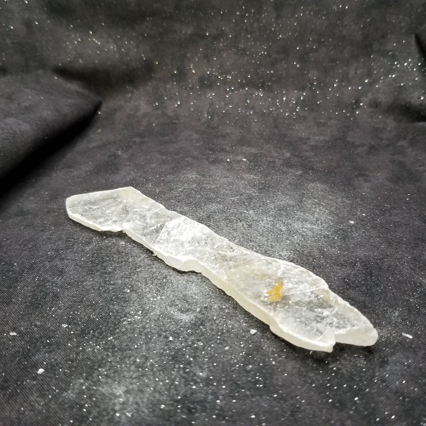 Golden Phantom Selenite Quartz Rare Raw Natural Crystal Stone Empowerment 40g (GPS19) Simply CBD LLC