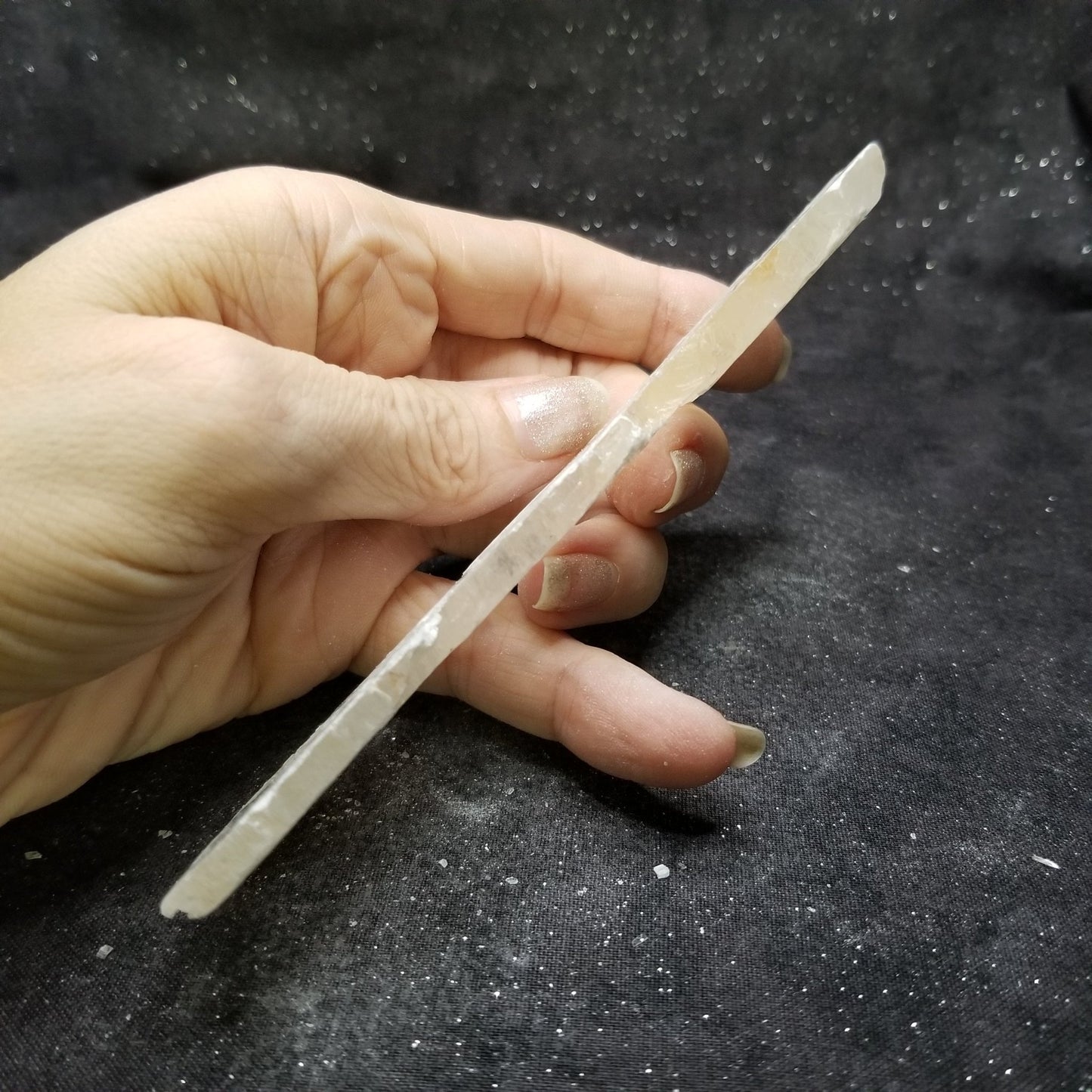 Golden Phantom Selenite Quartz Rare Raw Natural Crystal Stone Empowerment 40g (GPS19) Simply CBD LLC