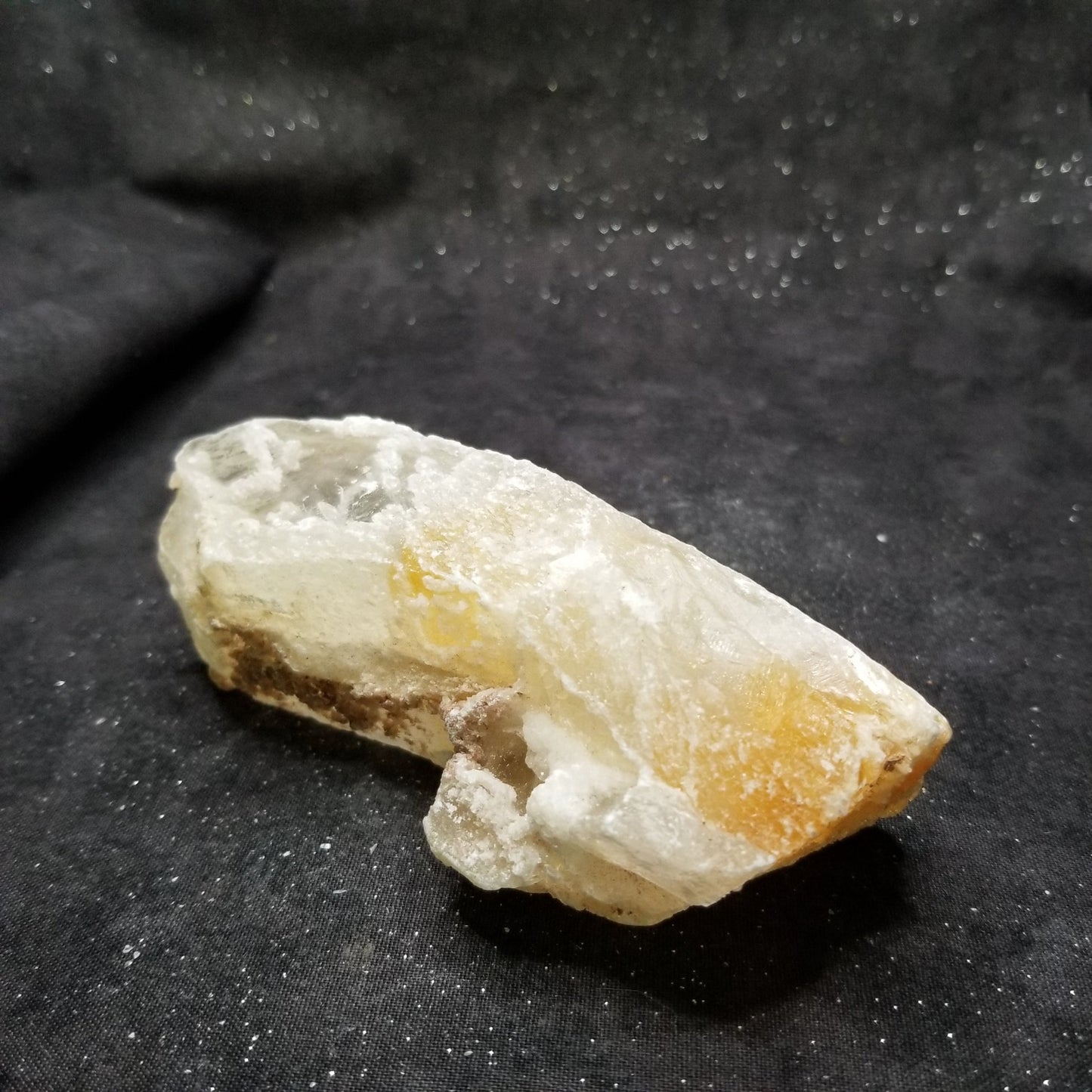 Golden Phantom Selenite Quartz Raw Rare Natural Crystal Stone Empowerment 210g (GPS4) Simply CBD LLC